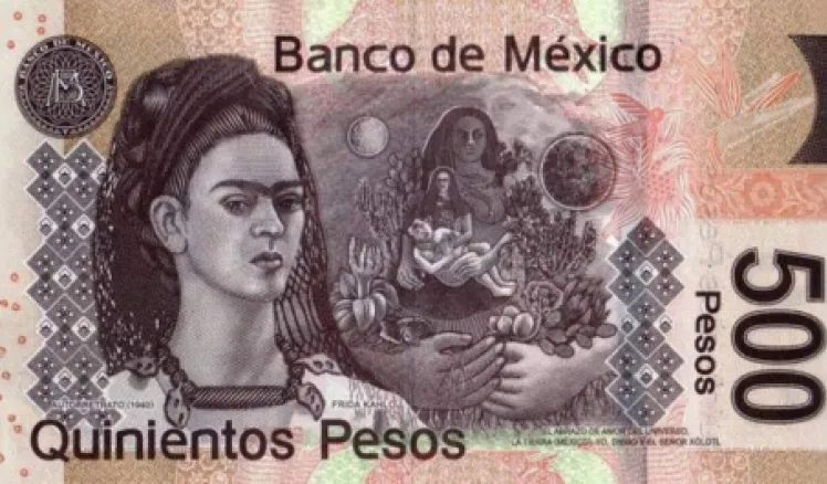 Fragmento de un mural donde se puede leer el nombre "Frida". Imagen de Claudio Schwarz.